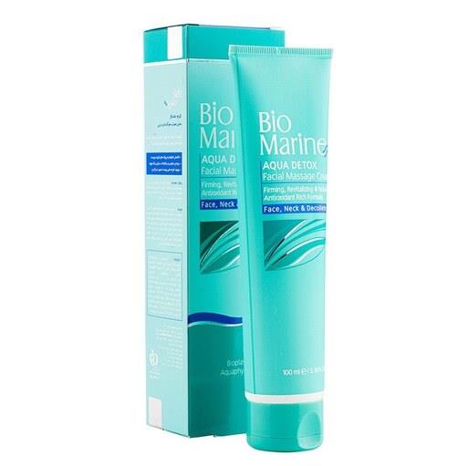 کرم ماساژ صورت و گردن بایومارین 100 میل BIO MARINE